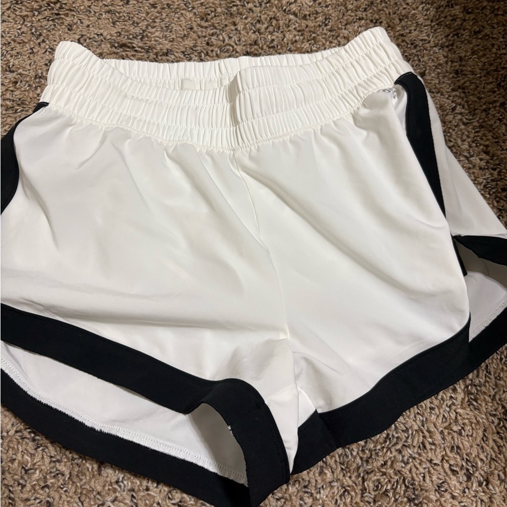 DSG white and black shorts